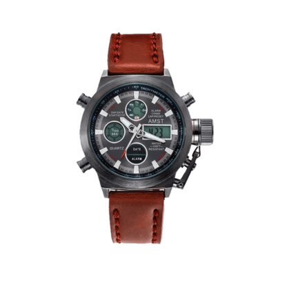 Наручные часы Amst black-brown