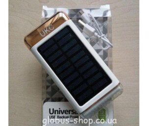 Солнечное зарядное устройство Power Bank UKC 33000mAh с фонарем
