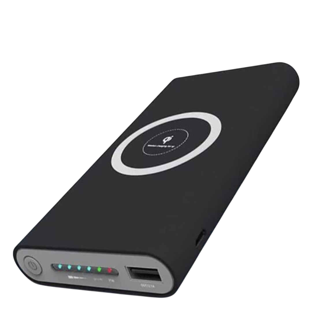 Повер Банк 20000 mAh з бездротовою зарядкою та сонячною панеллю Power Bank