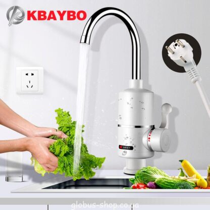 Проточный водонагреватель Water Heater Digital Мини бойлер с LCD дисплеем (RX-005)