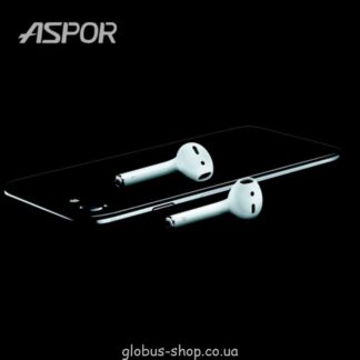Bluetooth наушники Aspor AirPods S4004 wireless charger кейс с беспроводной зарядкой, Оригинал!