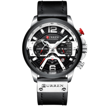 Годинник Curren Running Black-Silver оригінал