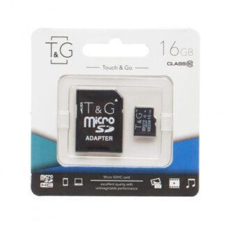 Карта памяти T&G micro SDHC 16 GB Class 10, Оригинал