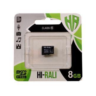 Карта пам'яті Hi-Rali micro SDHC 8 GB Class 10, Оригінал Гарантія 2 роки