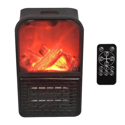 Обогреватель Flame Heater тепловентилятор дистанционный с LCD дисплеем 1000W