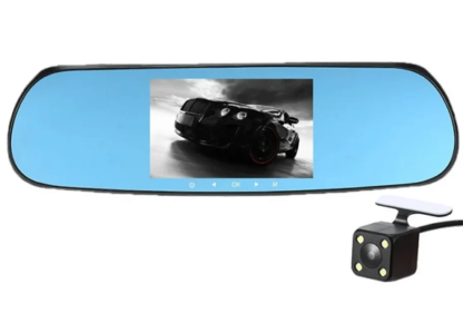 Зеркало-видеорегистратор + Навигатор DVR CT900 с Android, WiFi и GPS 2 камеры 512MB/8GB