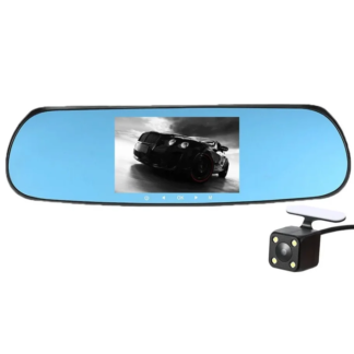 Зеркало-видеорегистратор + Навигатор DVR CT900 с Android, WiFi и GPS 2 камеры 512MB/8GB
