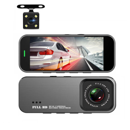 Видеорегистратор DVR ZX-50 для автомобиля запись на 2 камеры + парктроник