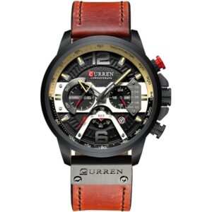 Годинник Curren Running Black-Brown оригінал