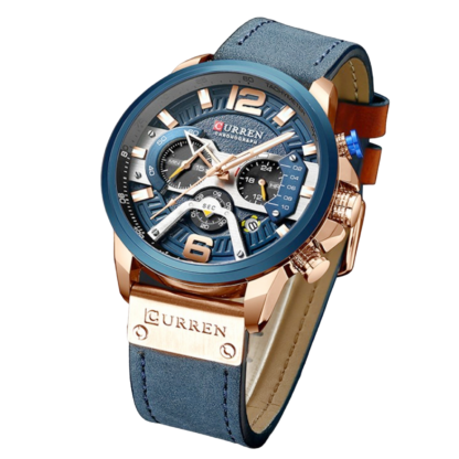 Годинник Curren Running Blue-Gold оригінал