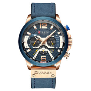 Годинник Curren Running Blue-Gold оригінал