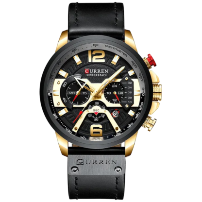 Годинник Curren Running Black-Gold оригінал