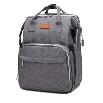 Рюкзак-кроватка для мамы Baby Travel Bed-Bag Серая
