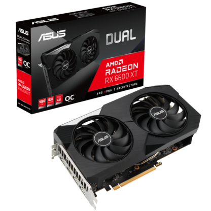 Видеокарта Asus Radeon RX 6600 XT Dual OC 8192MB