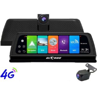 Видеорегистратор зеркало с навигатором +4G, WiFi Android Globus LS-8000