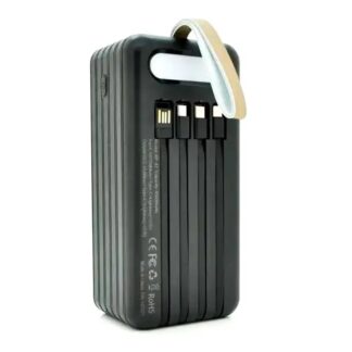 Зовнішній акумулятор Kensa KP-47 60000 mAh Black