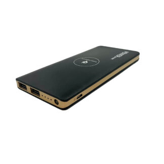 Power bank QI 10 000 mAh Black
