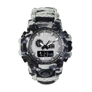 Військовий годинник з паракордом Shiyunme Gray