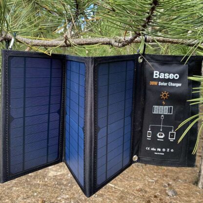 Портативна розкладна сонячна панель Baseo 30W