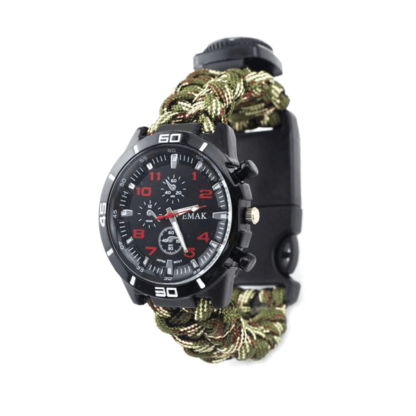 Багатофункціональний годинник Paracord khaki