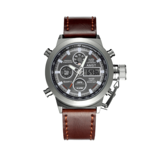 Захищений годинник Amst 3003 silver-brown