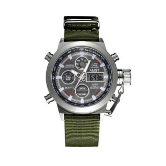 Годинник для виживання Amst 3003 silver-green