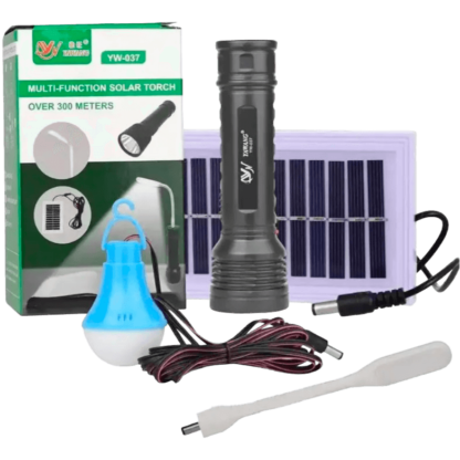 Ліхтарик ручний BL YW-037+bulb+solar