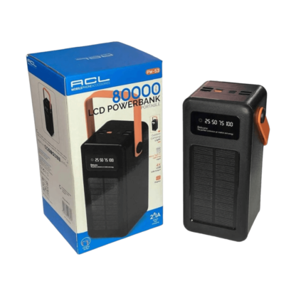 Power Bank с солнечной панелью ACL PW53 80000mAh