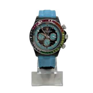 Спортивний механічний годинник Pagani Design PD-1732 Rainbow/Blue