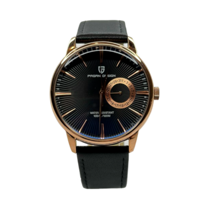 Годинник з кварцовим механізмом Pagani Design PD-1654 Black/Brown