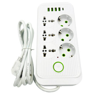 Удлинитель Power Socket F07U 6 розеток 4USB Type-C