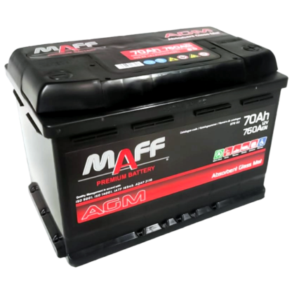 Аккумулятор MAFF 57002 Start-Stop AGM 6СТ-70 12В 70Ач 760A