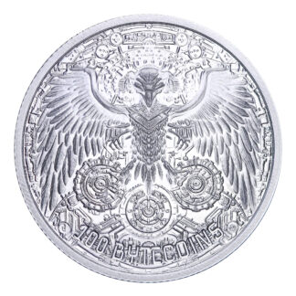 Серебряная монета 1oz Silicon Haven AI Silver 100 bytecoins 2024