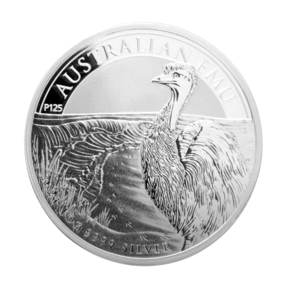 Серебряная монета 1oz Australian Emu 1$ 2024
