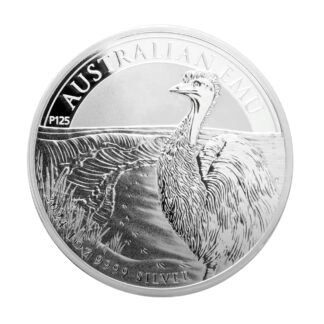 Серебряная монета 1oz Australian Emu 1$ 2024