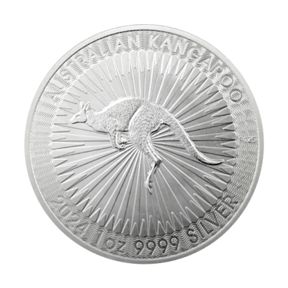 Серебряная монета 1oz Australian Kangaroo 1$ 2024