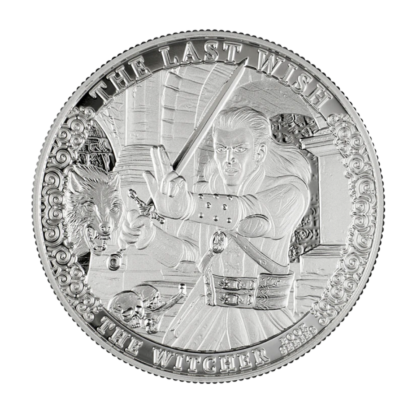 Серебряная монета 2oz Ведьмак, Последнее желание 2$ 2023