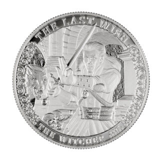 Серебряная монета 1oz Ведьмак, Последнее желание 1$ 2023
