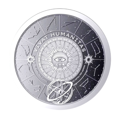 Серебряная монета 1oz Токелау Vivat Humanitas Silver 5$ 2024