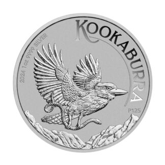 Серебряная монета 1$ Кукабарра Австралия 1oz 2024 года
