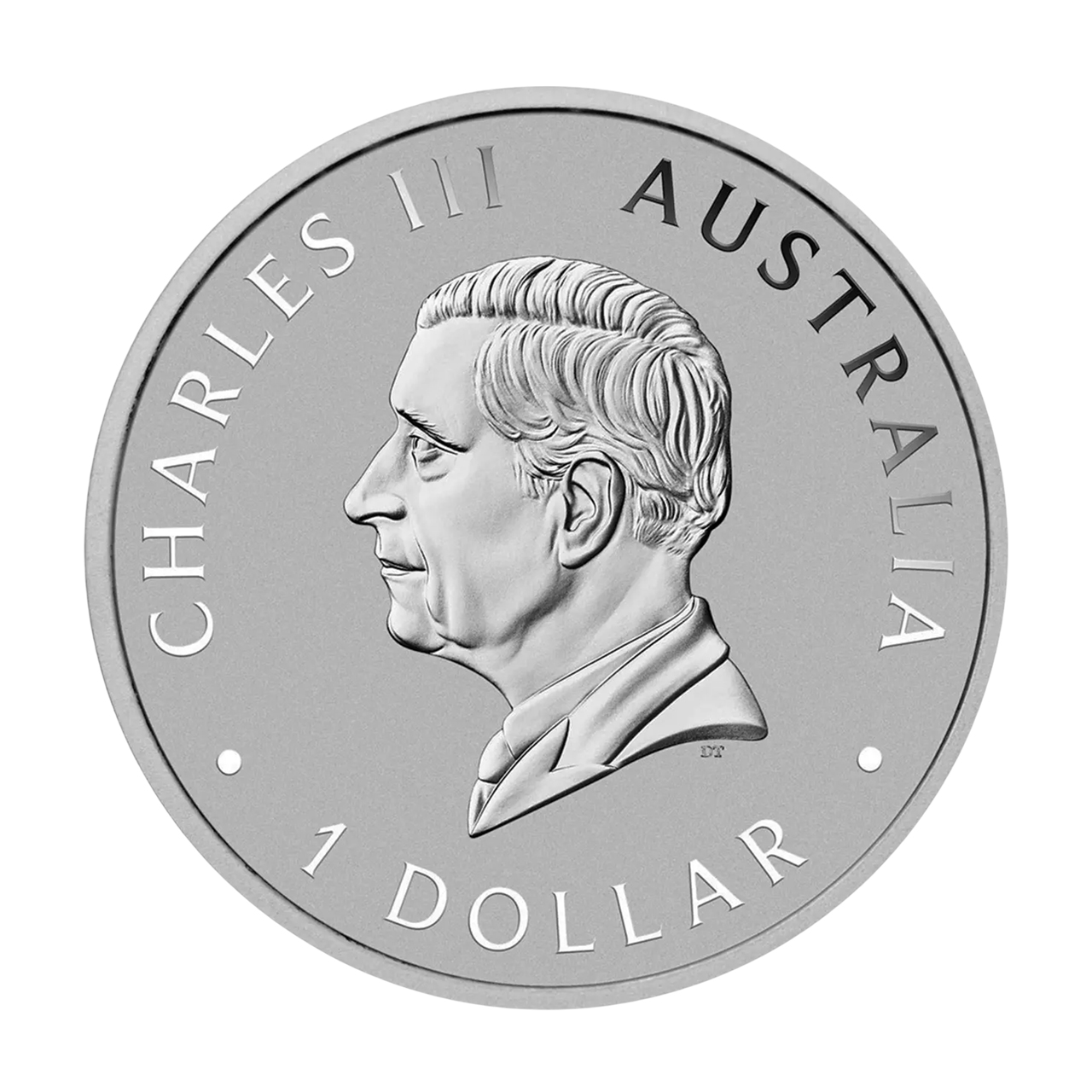 Серебряная монета 1$ Кукабарра Австралия 1oz 2024 года