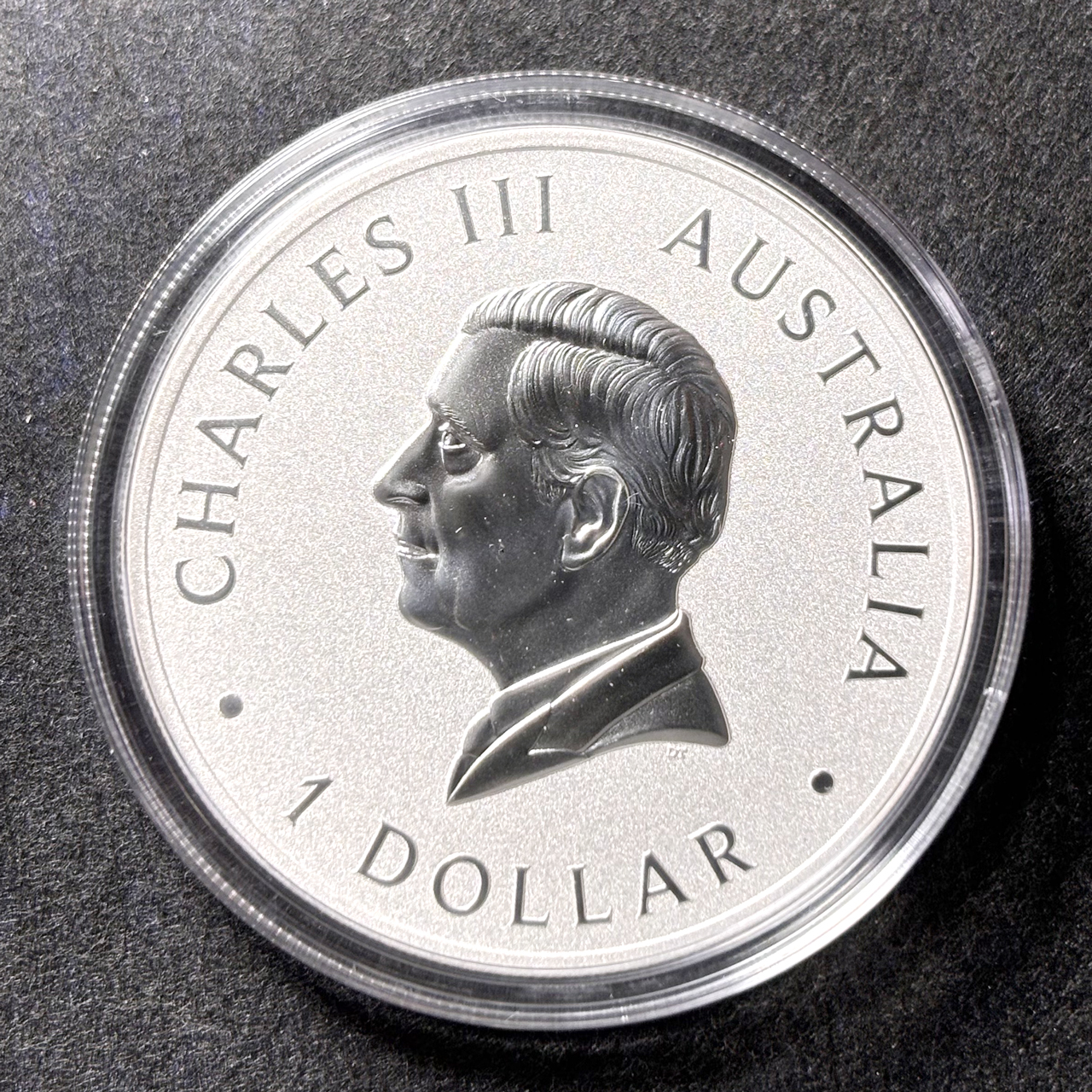 Серебряная монета 1$ Кукабарра Австралия 1oz 2024 года