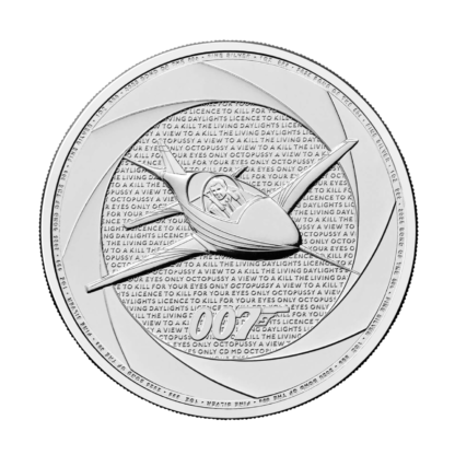 Срібна монета 2£ «Bond of the 1980s» 1oz 2025 року