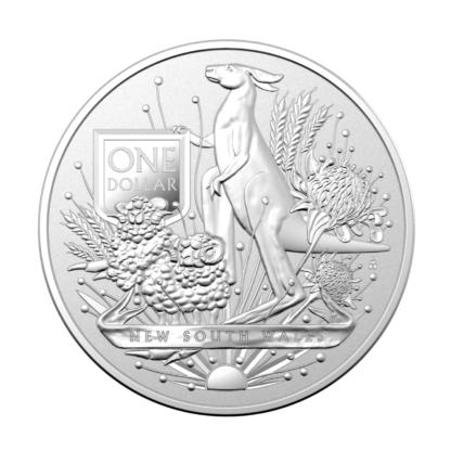Срібна монета $1 New South Wales 1oz 2022 року