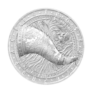Серебряная монета 5 марок «Artefacts: Gjallarhorn» 1oz 2024 года