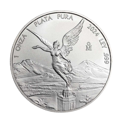 Срібна монета 1oz Mexican Libertad 2024 року