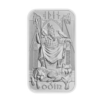 Серебряный слиток «Северные боги: ОДИН» 1oz 2024 года