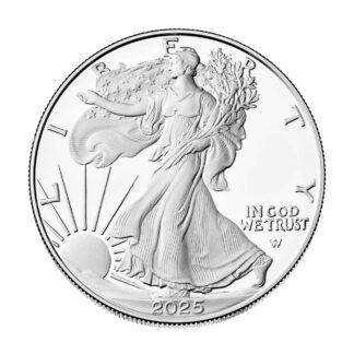 Серебряная монета 1$ Американский Орел Liberty 1oz 2025 года