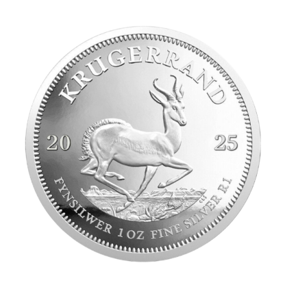 Срібна монета R1 Крюгерранд 1oz 2025 Південна Африка