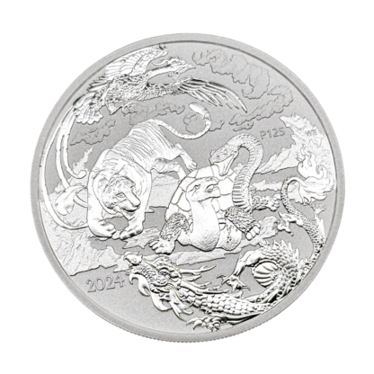 Срібна монета $1 Міфи та Легенди Австралії: Чотири Вартові 1oz 2024